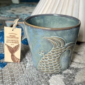 New Starbucks Mermaid 2014 Anniversary Siren Collection mug. New With Tags!